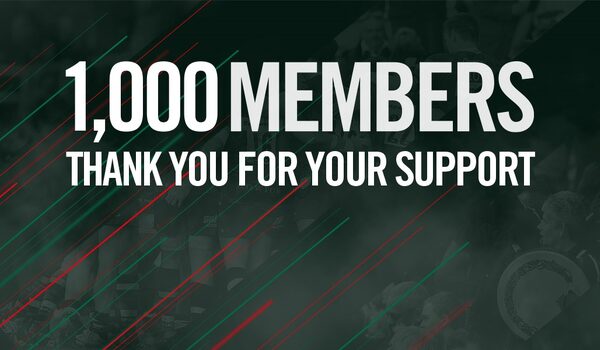 1,000 Members committed to London Irish